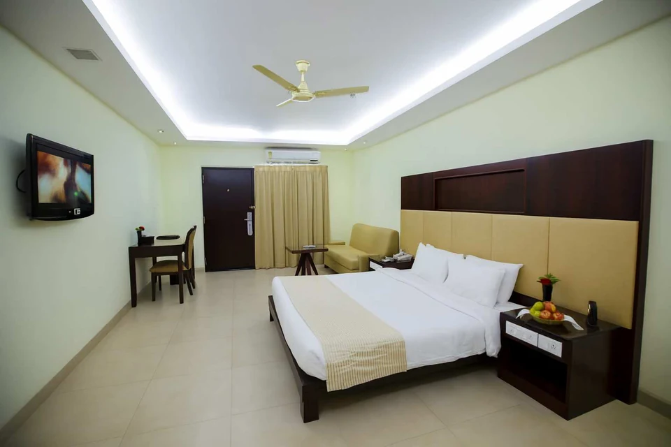Clean room at Sarangpur Trust Dharamshala